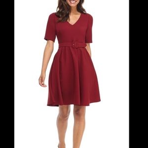 Gal meets glam red Clara dress